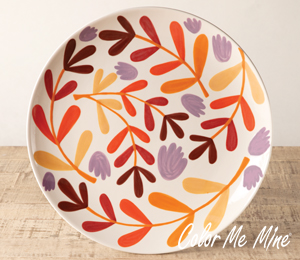 Summit Fall Floral Charger