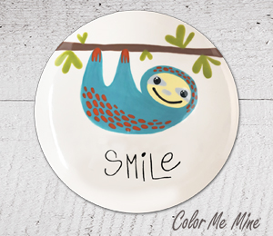 Summit Sloth Smile Plate