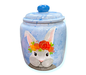 Summit Watercolor Bunny Jar
