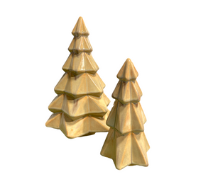 Summit Rustic Glaze Faceted Trees