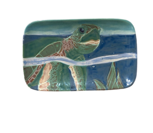 Summit Swimming Turtle Plate