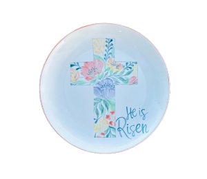 Summit Floral Cross Plate