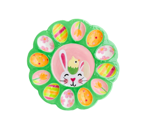 Summit Easter Sherbet Egg Plate