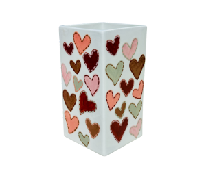 Summit Quilted Heart Vase